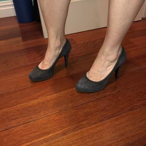 Gray Prada pumps. Great condition.